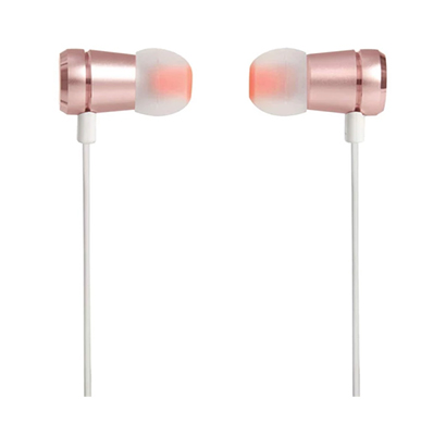 jbl - t290 wired headphone rose gold